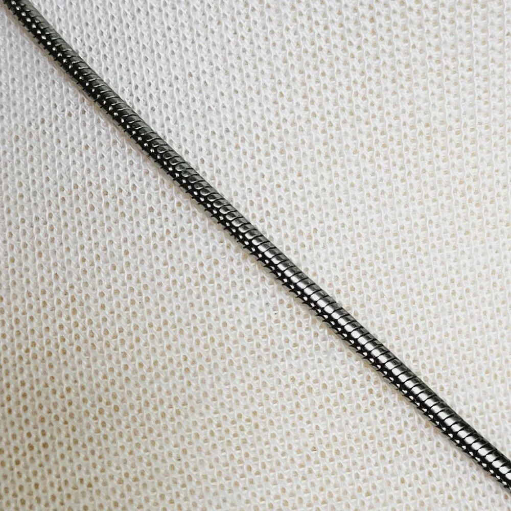 Silver & Gold Tone Pendant Snake Choker Necklace Filigree Gold tone accents - Picture 7 of 9